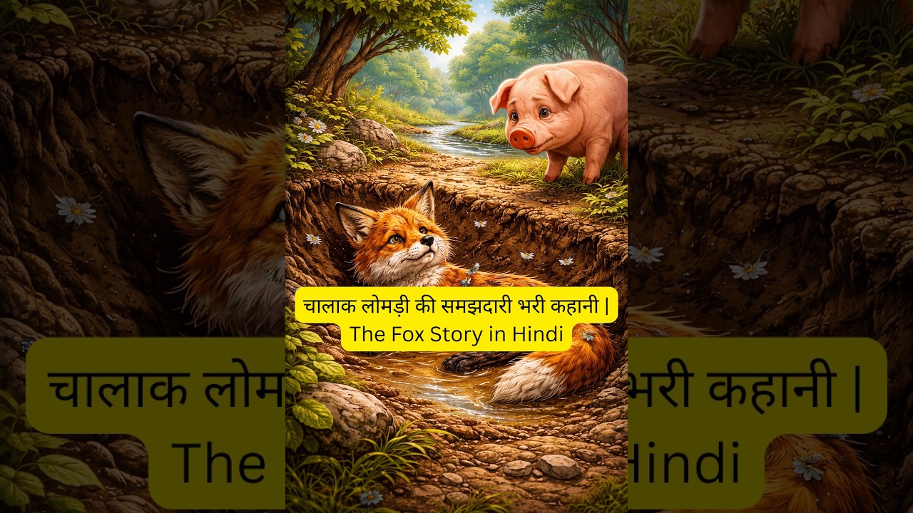 चालाक लोमड़ी की समझदारी भरी कहानी  The Fox Story in Hindi