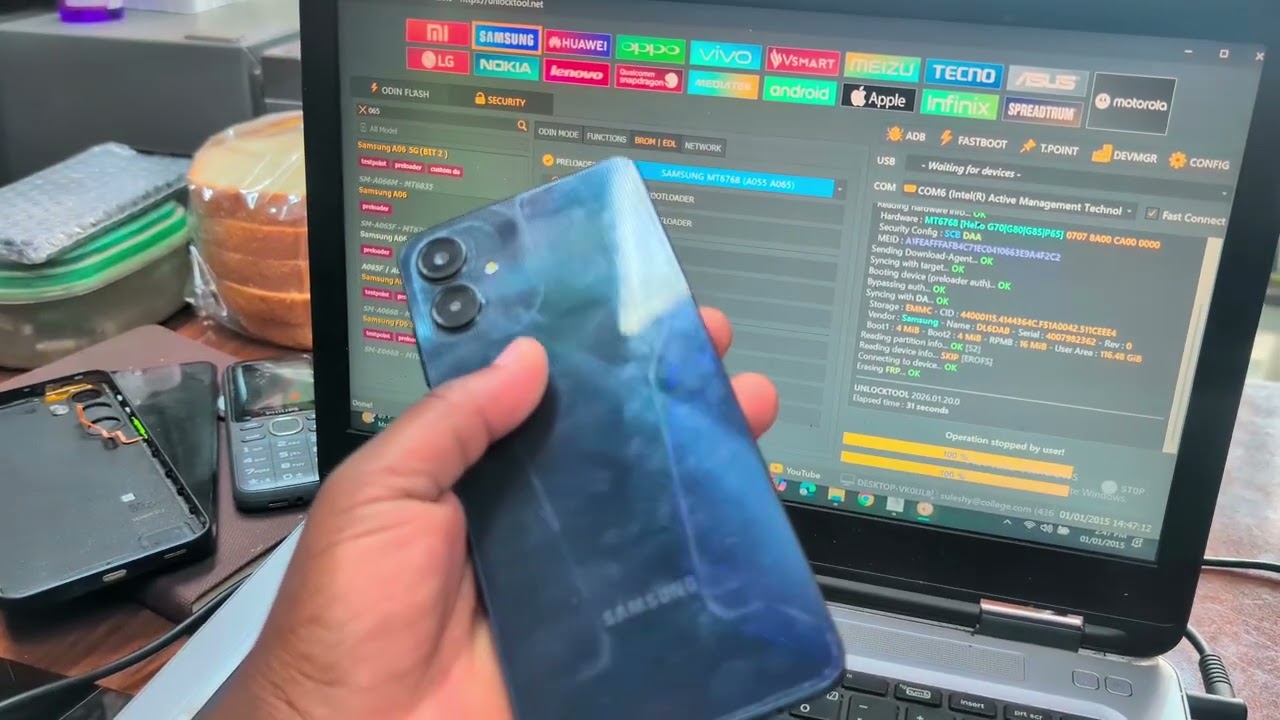 Samsung a06 frp bypassing 
