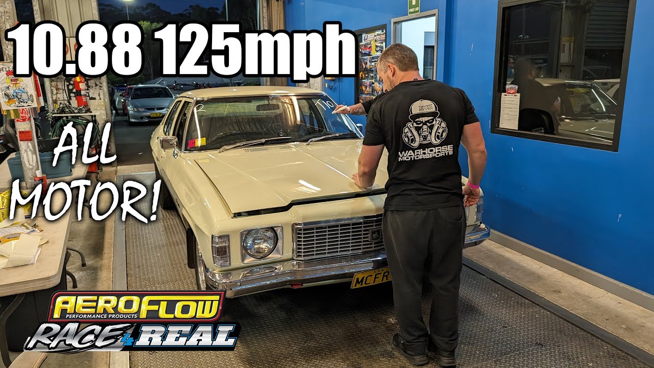 The kingswood did it 10.88 125mph all motor