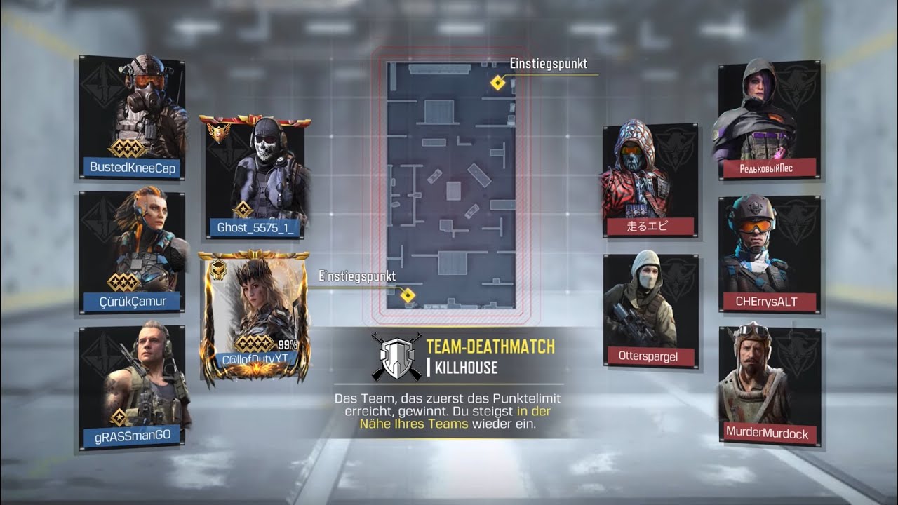 ✨🦋✨Call of Duty mobile💥🪽💥„Killhouse“ Team Deathmatch, ✨1st✨.🌟💥LEGENDARY💥🌟 Season 5/ CBR4