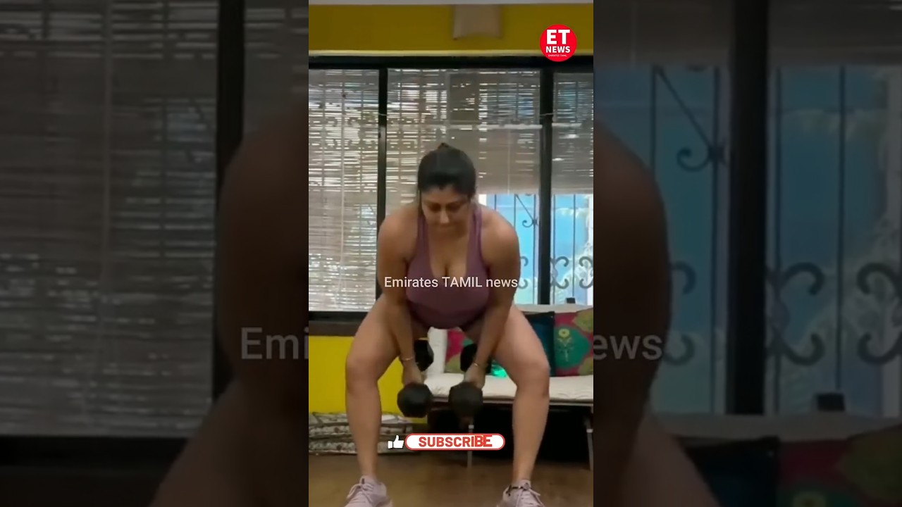 Actress Malavika Workout