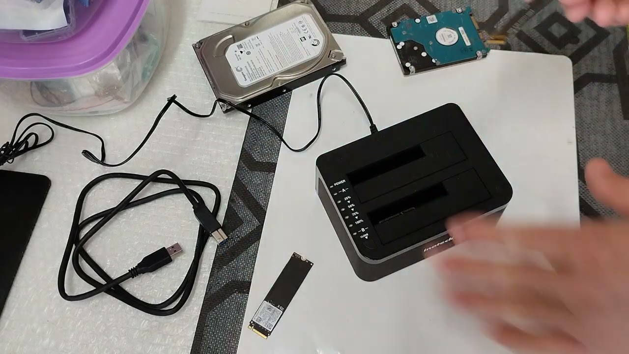 Video Recenzione 2/2: (Docking Station USB 3.0 SATA) Con Funzione Clonazione Offline, HDD/SSD Sata
