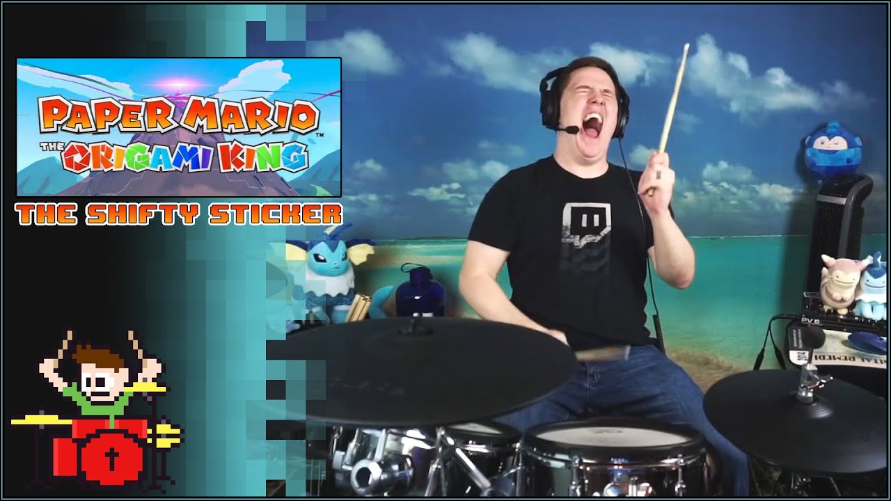 The Shifty Sticker On Drums!