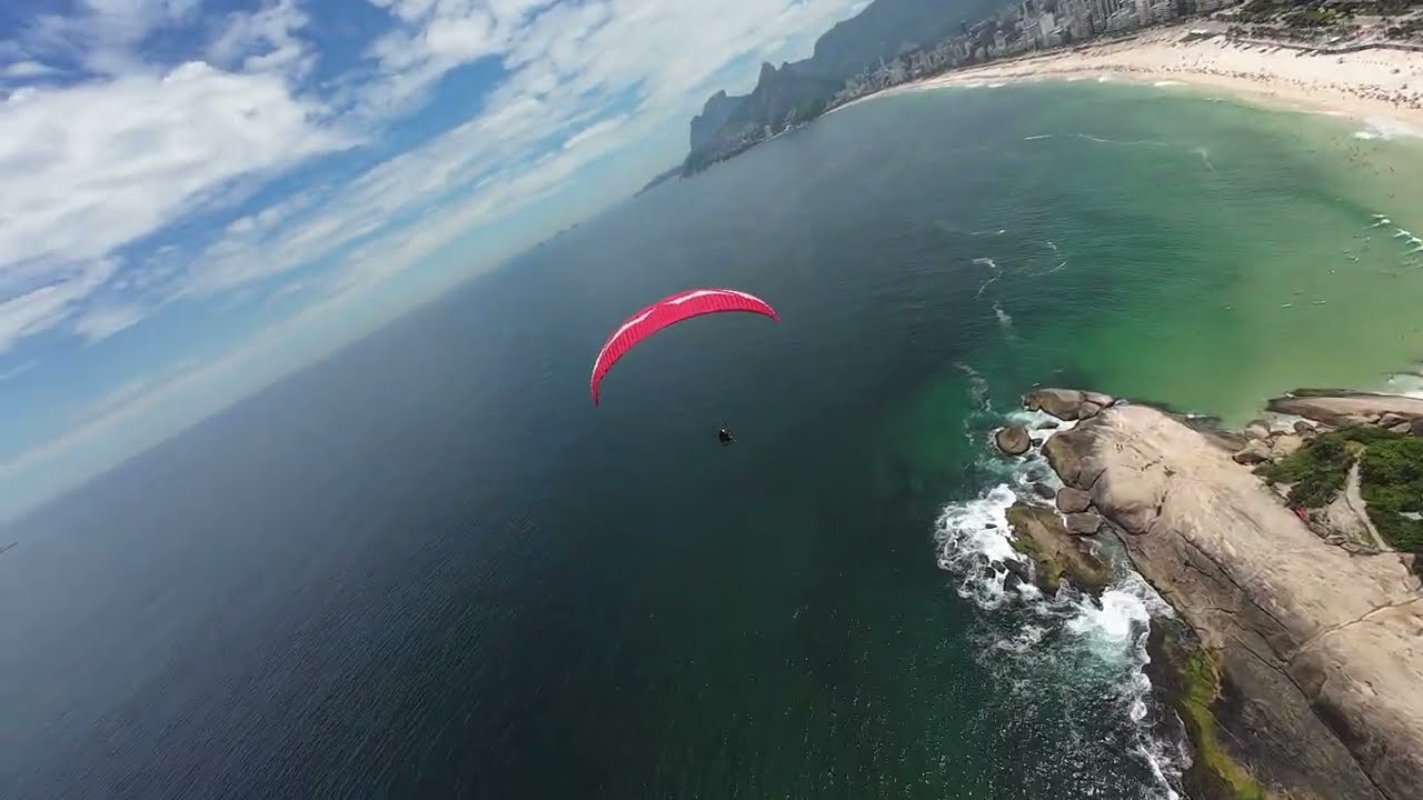 This is what flying over Rio feels like