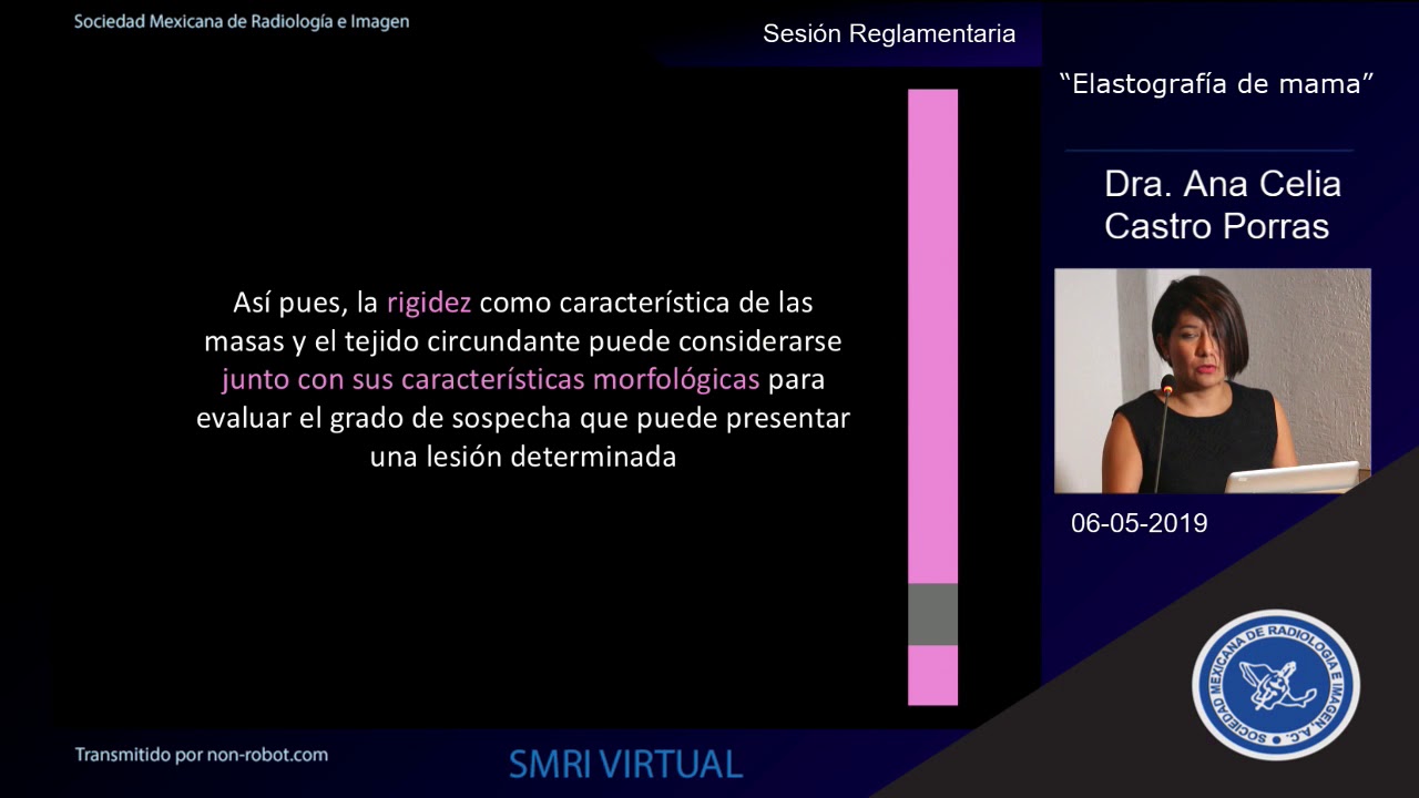 Sesión Reglamentaria de mama: Elastografía de mama