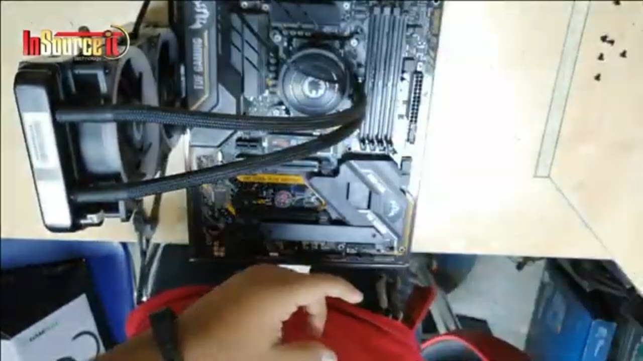 How to install Gamemax Iceberg 240 Water Cooling System CPU Cooler | Insource IT