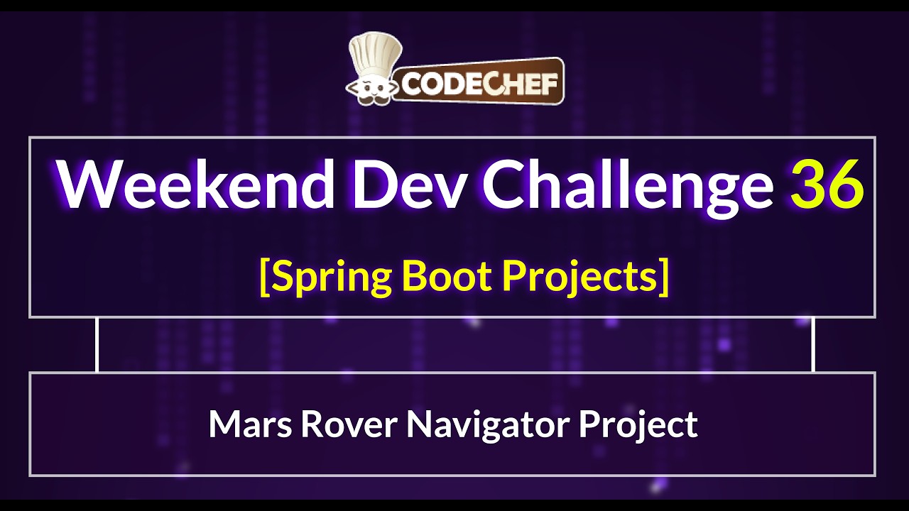 Mars Rover Navigator Project | Weekend Dev 36 | Spring Boot Project