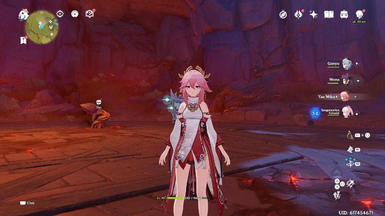 Yae Miko gameplay | 4k resolution Genshin Impact