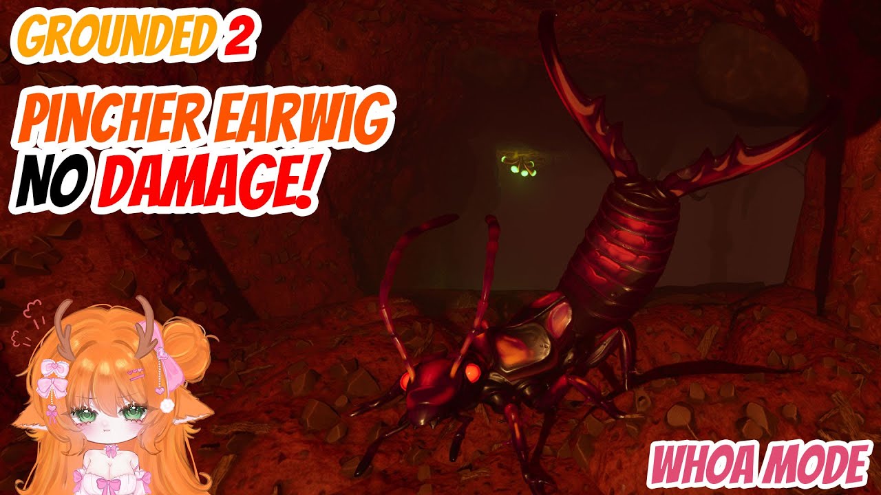 Grounded 2 - First fight with the Pincher Earwig No damage!(Whoa mode)PTB