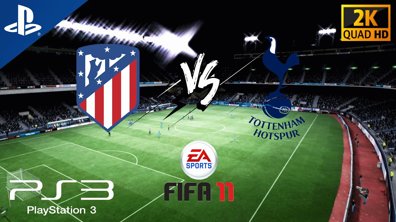 FIFA 11 (Атлетико Мадрид против Тоттенхэм Хотспур) — Геймплей для PS3 [HD]