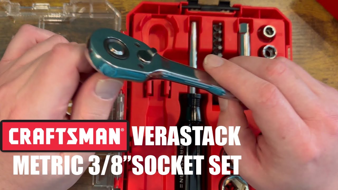 Craftsman Verastack 24pcs 3/8 Metric Tool Set Review