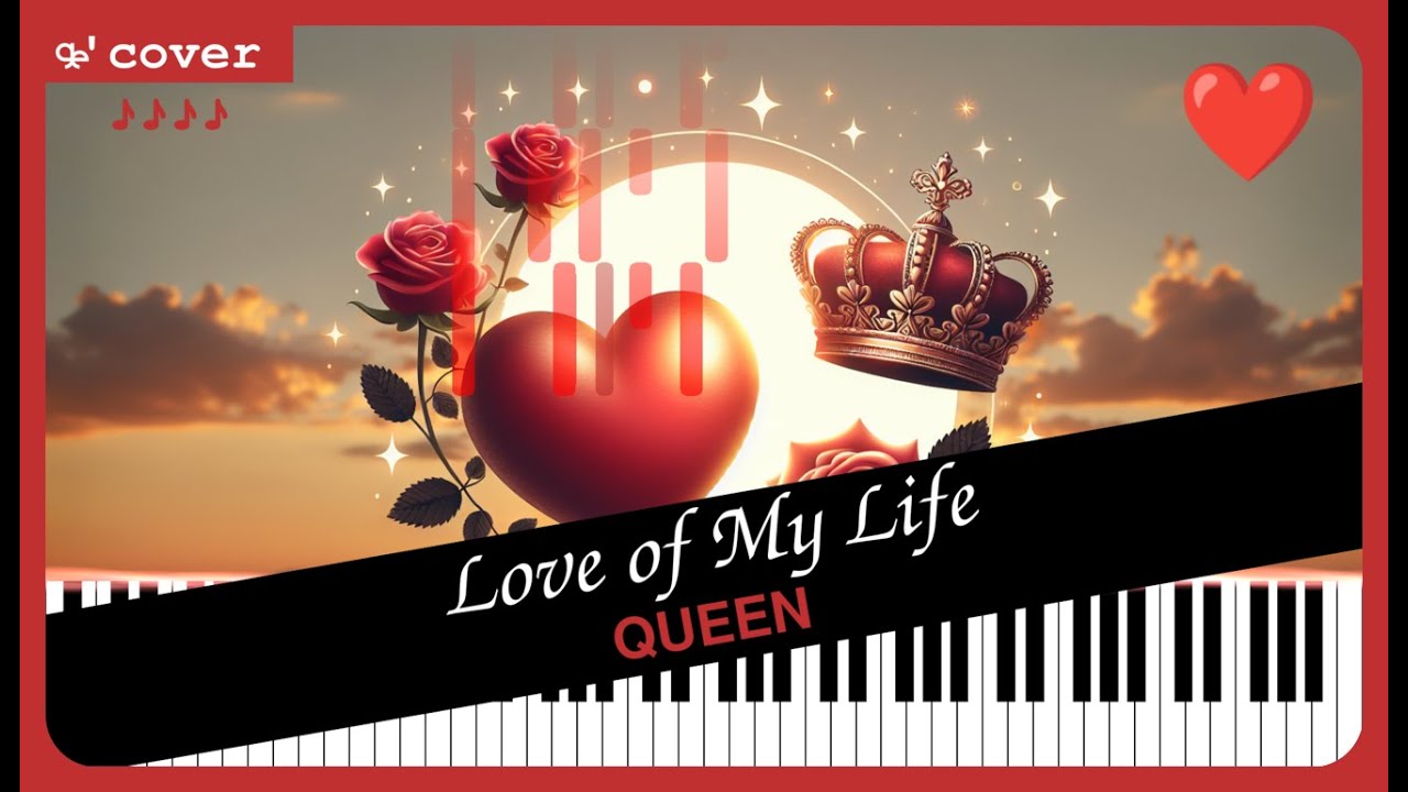 Love of My Life ❤️ QUEEN #rock #piano #cover @musihacks