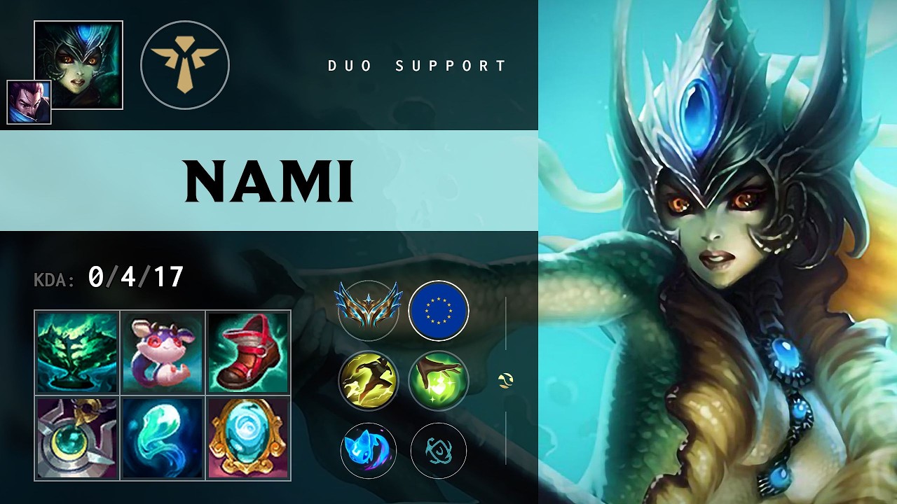 Nami Support vs Braum - EUW Challenger Patch 26.13