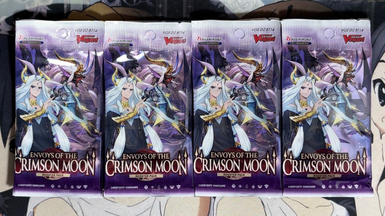 Открытие бустеров Cardfight Vanguard: Envoys of the Crimson Moon (Sneak Preview)