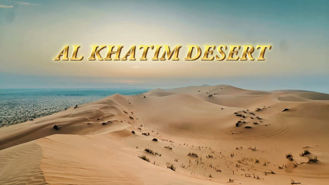 Al Khatim Desert Abu Dhabi | Magical Desert Sunrise, Clouds & Rain Timelapse.