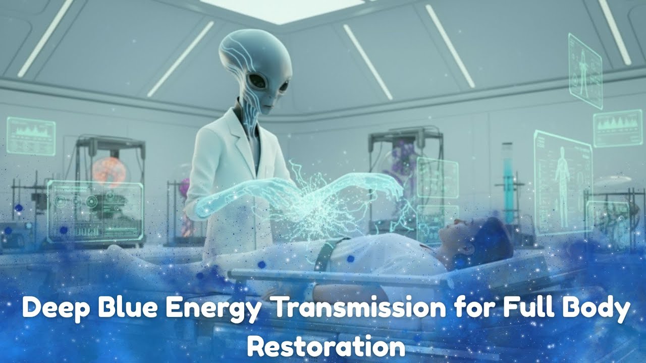 Pleiadian Healing Light | Deep Blue Energy Transmission for Full Body Restoration