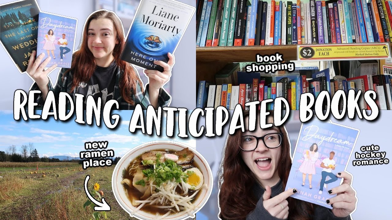 reading anticipated books, book shopping, spooky coloring books 👻✍️ [reading vlog]