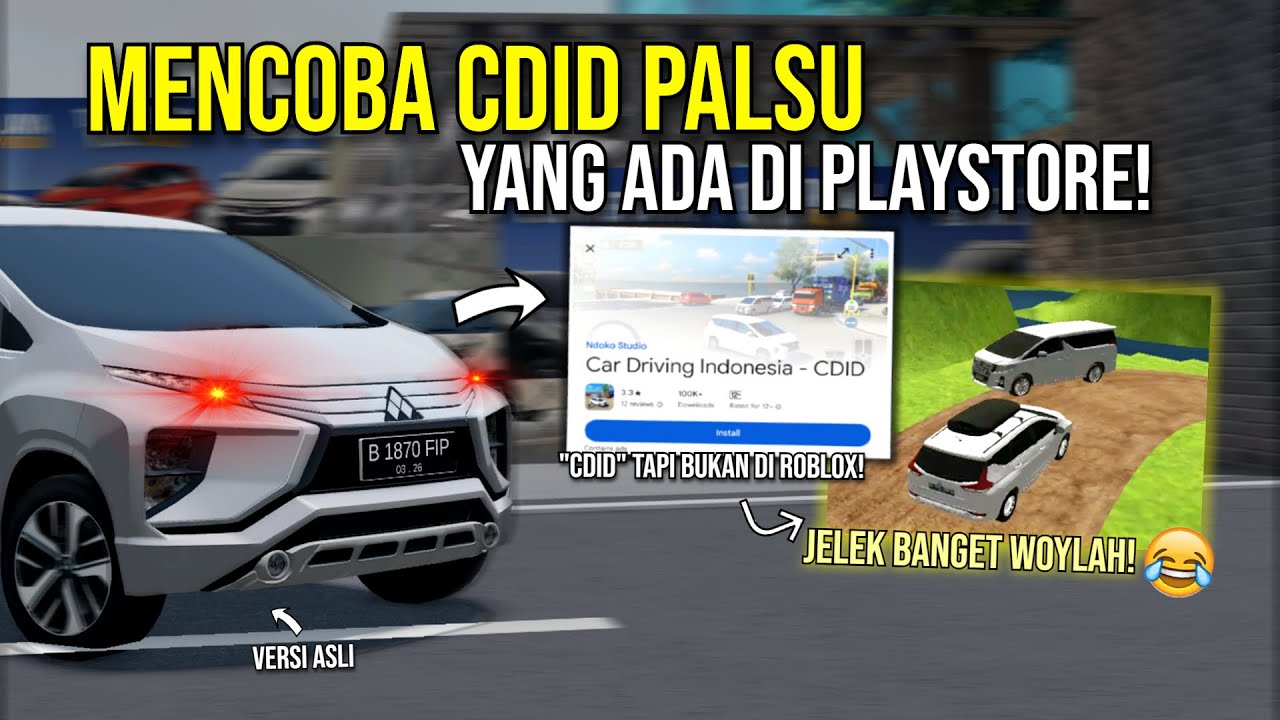 Mencoba CDID PALSU DI PLAYSTORE! Ternyata JELEK BANGET Untuk GAME MOBIL?! - Roblox Indonesia