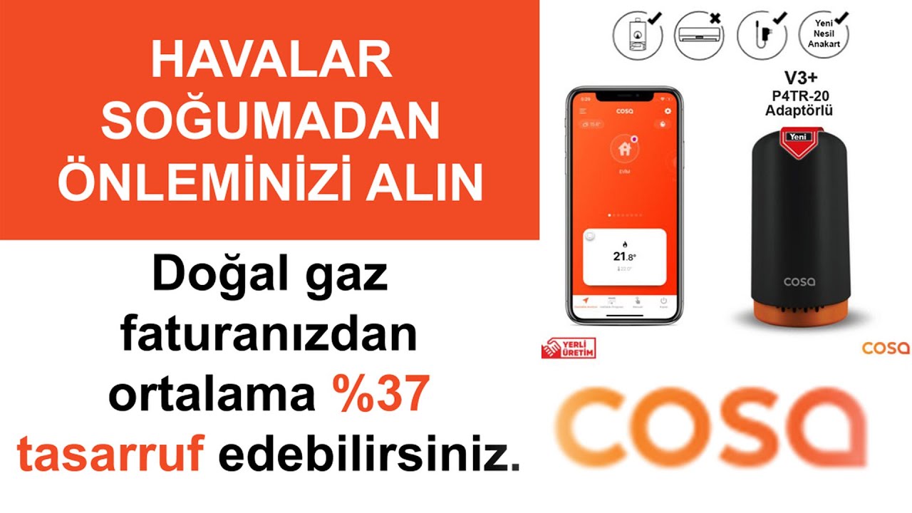KOMBİ AKILLI ODA TERMOSTATI | COSA | NASIL BAĞLANIR