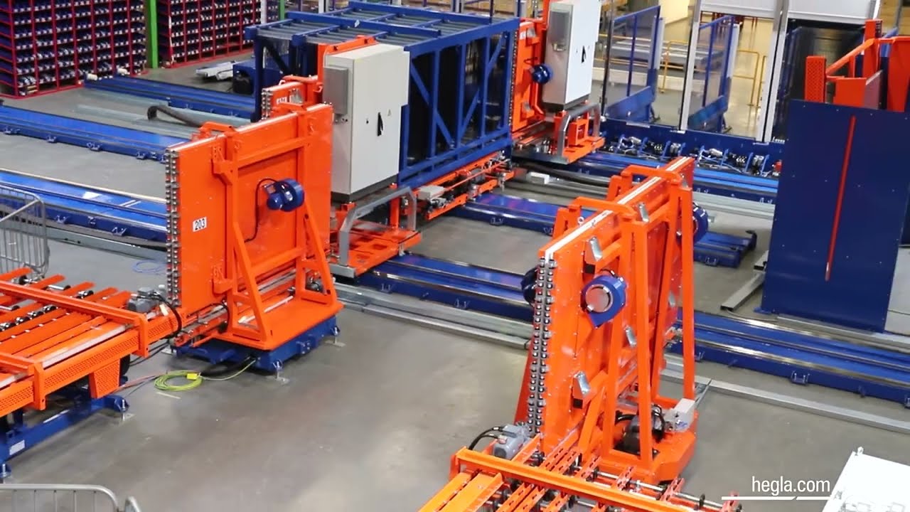 HEGLA SortJet Sorting system for continuous glass flow to the cutting lines