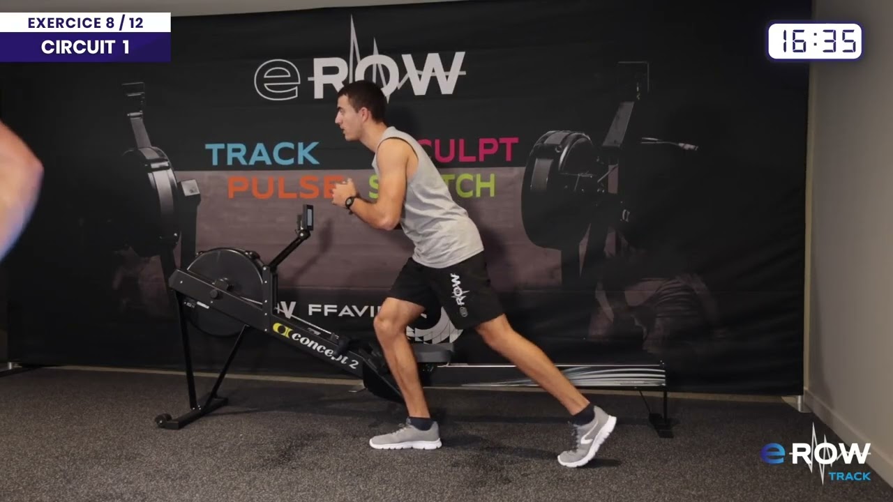 Introduction e-ROW TRACK - les circuits training pour se challenger sur rameur
