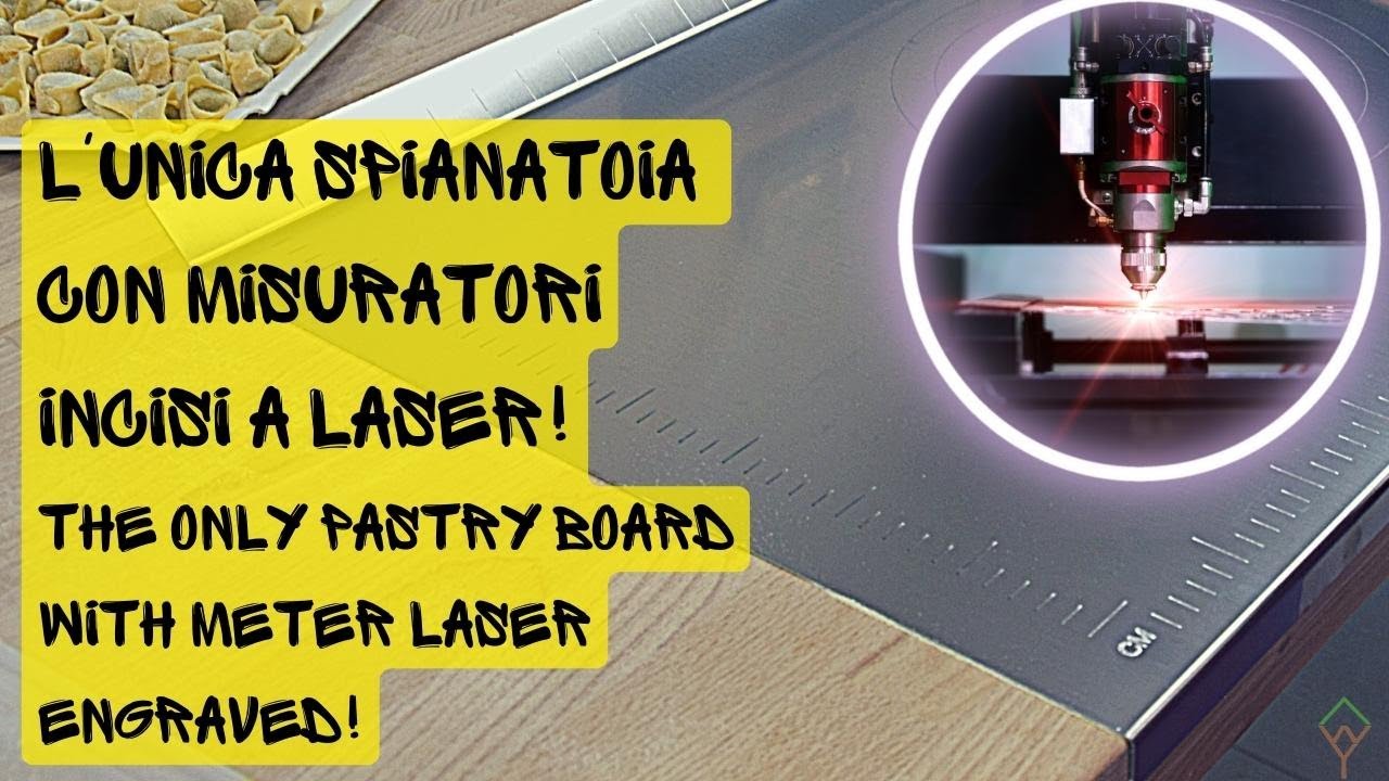 SPIANATOIA INOX PROFESSIONALE INCISA A LASER
