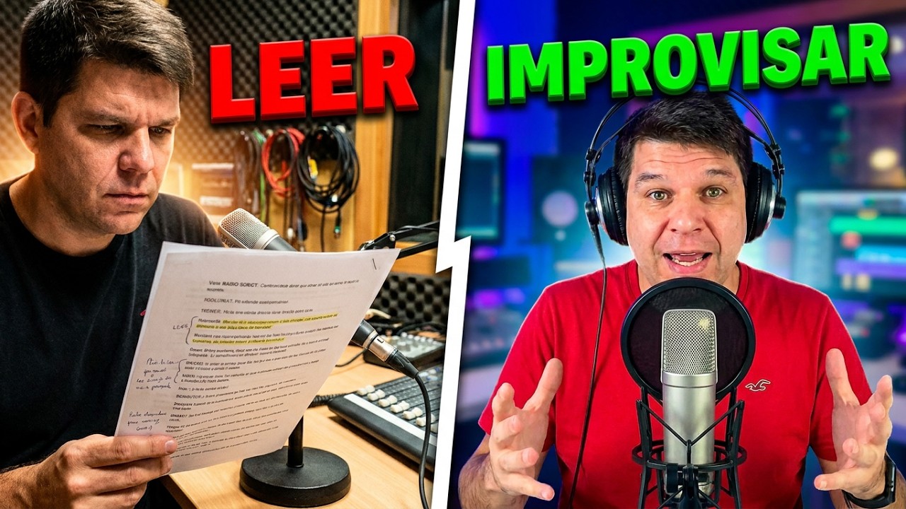 🗣️📖 ¿MEJOR LEER o IMPROVISAR en la RADIO? | CONSEJOS para SER un BUEN LOCUTOR de RADIO DEPORTIVA