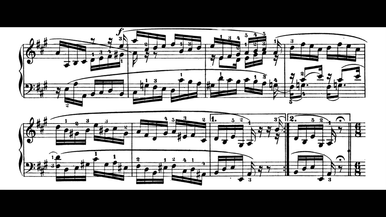 Schumann: Álbum para la Juventud, op 68, nº 40, Pequeña Fuga