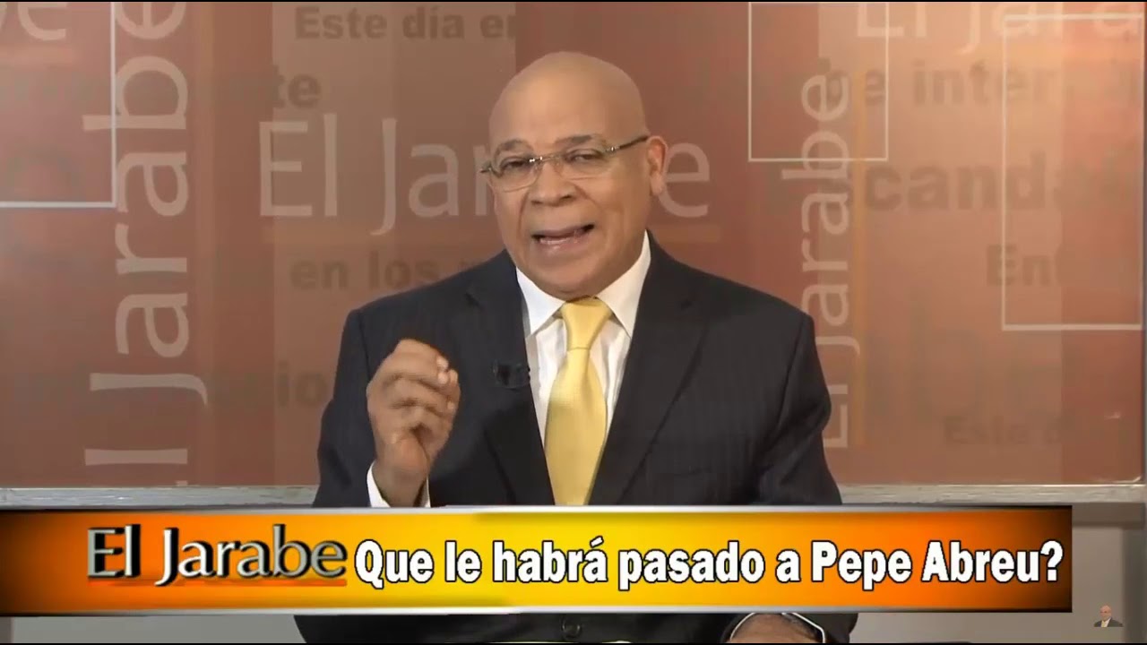Que le habrá pasado a Pepe Abreu? El Jarabe Seg-2 13-01-20