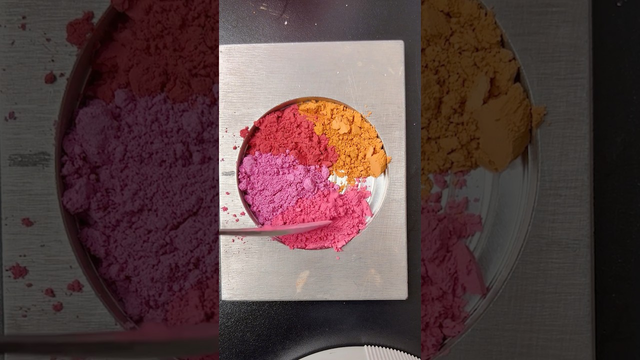 Diy own 5 colors blush powder #beauty #makeup #cosmetics #powder #blush #diy