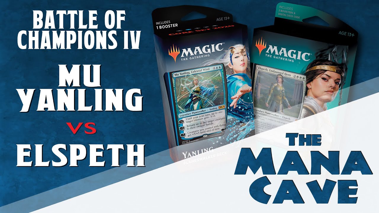 MTG - Mu Yanling vs Elspeth - Planeswalker Deck Showdown: Battle of Champions - The Mana Cave Ep.149
