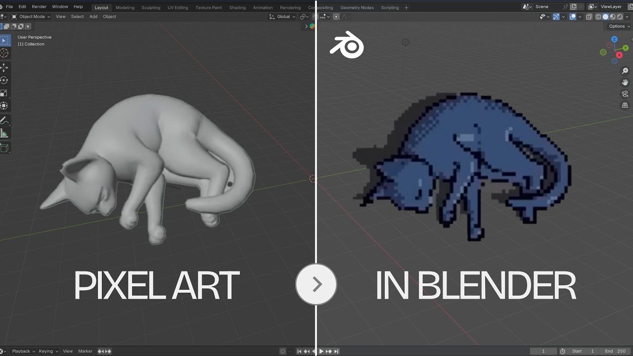 Descubre el MEJOR Complemento Gratuito de Pixel Art para Blender 2025