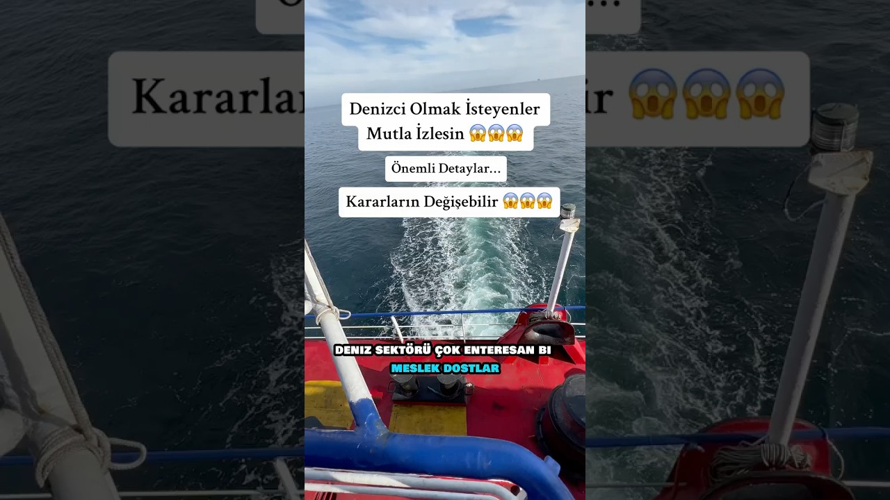 Denizci olmak isteyenler DİKKAT ! #gemiler #deniz #travel #denizcilik #yurtdışındayaşam #gemini