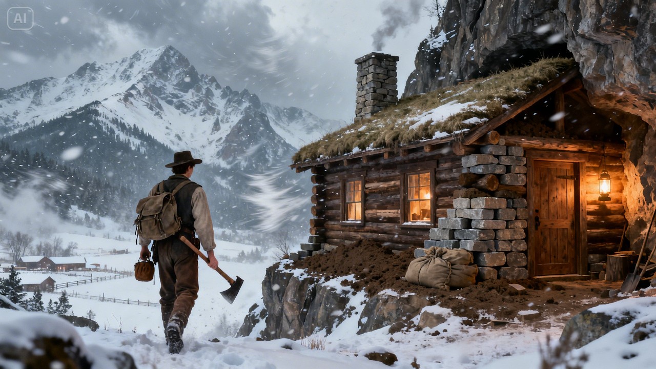 Отвергнутый своей семьей, он отправился в горы и построил дом, который все хотели.