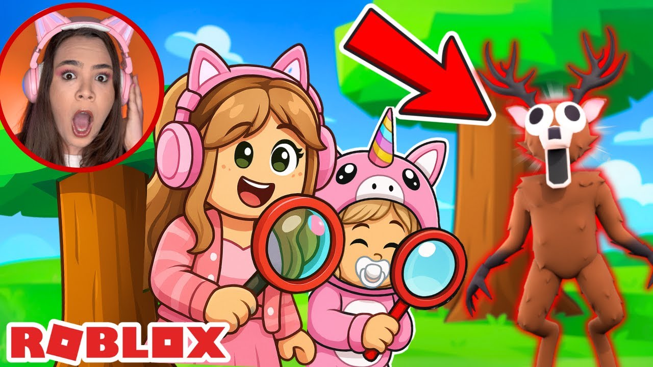 ENCONTRE O 99 NOITES NA FLORESTA ESCONDIDO NO ROBLOX COM A BABY