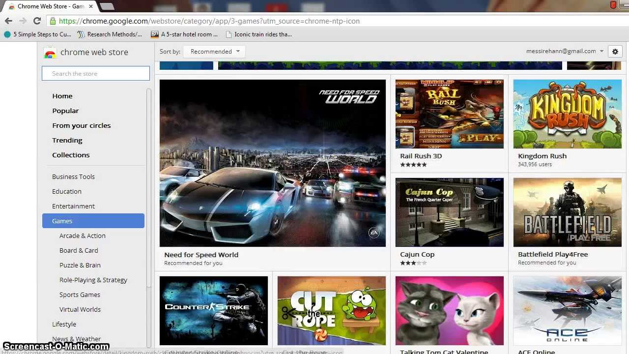 how to download game in laptop with google chrome