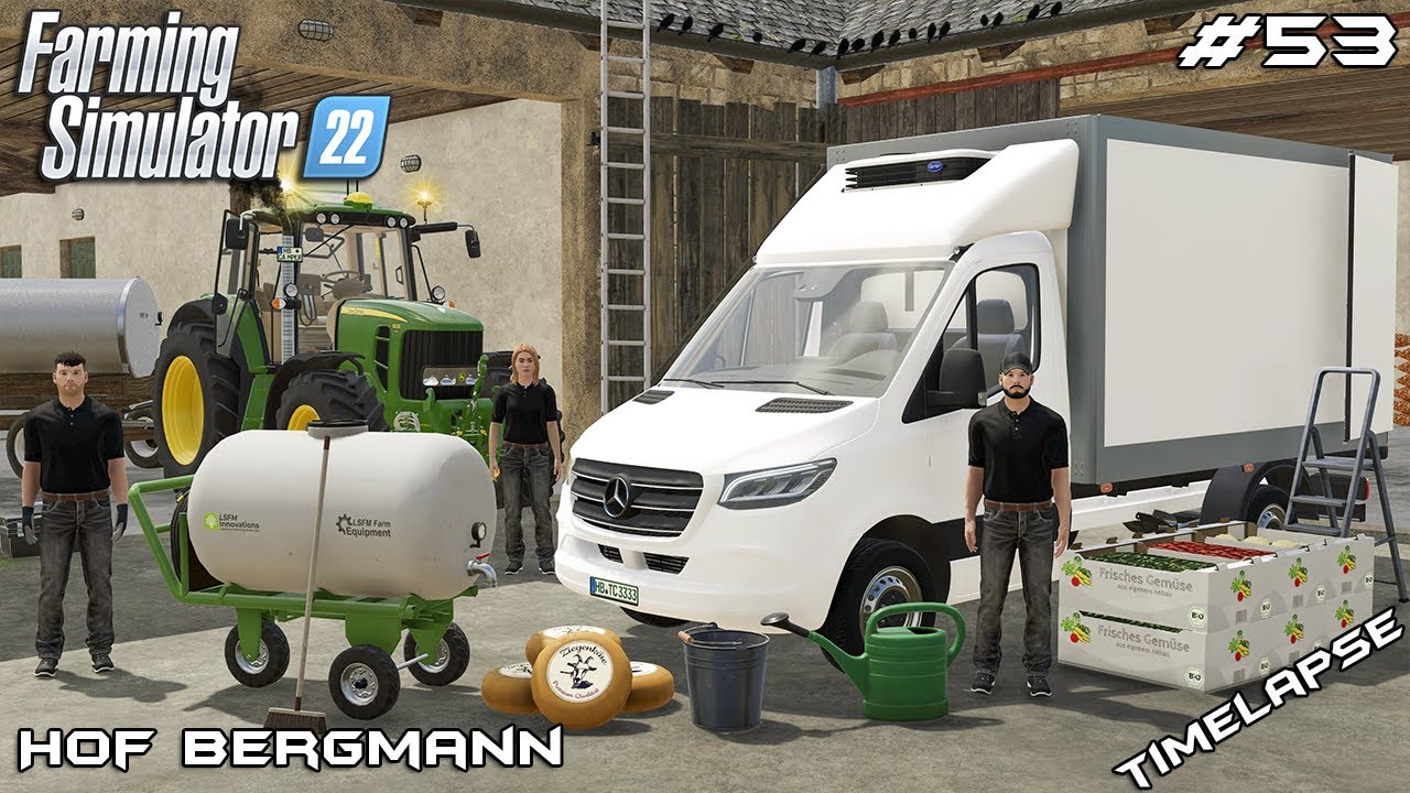 Покупка MERCEDES-BENZ Sprinter MK3 KOFFER - €€€€€ | Hof Bergmann | Farming Simulator 22 | Эпизод 53