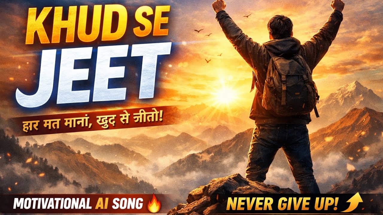 Khud Se Jeet | Motivational AI Song | Original Hindi Song | Never Give Up 🔥