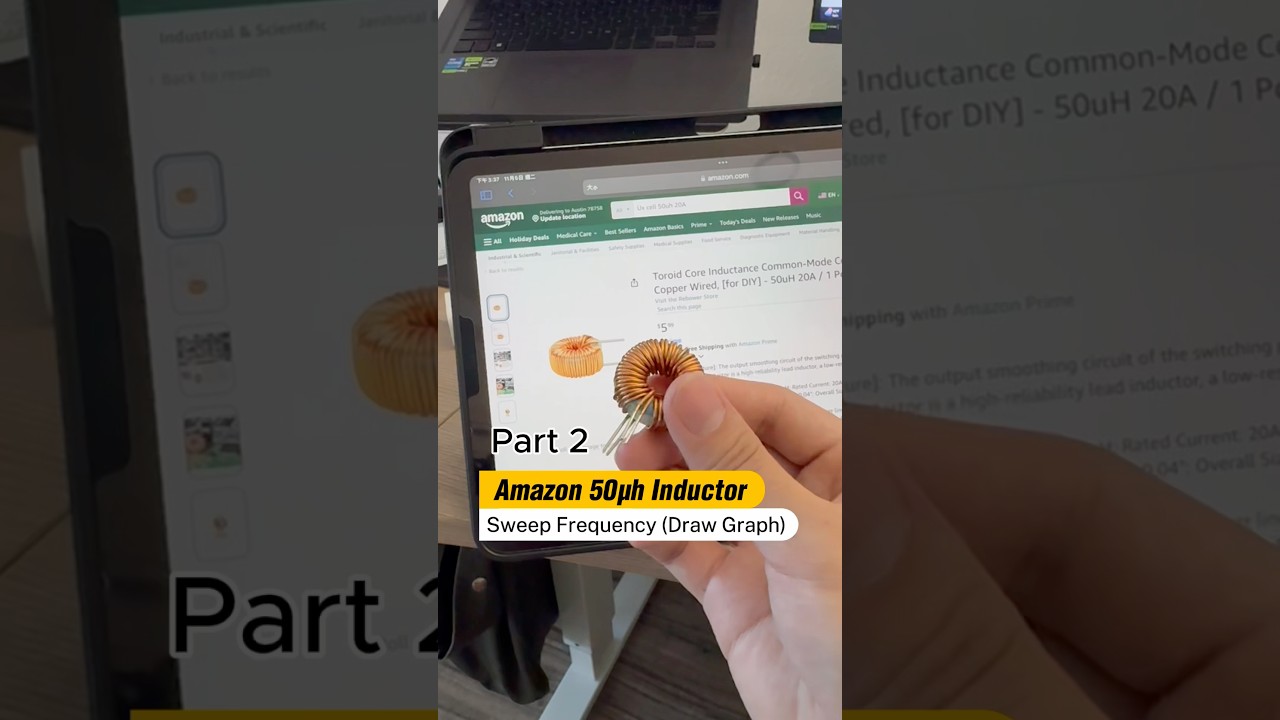Amazon Inductor Sweep Frequency Measurement Part 2