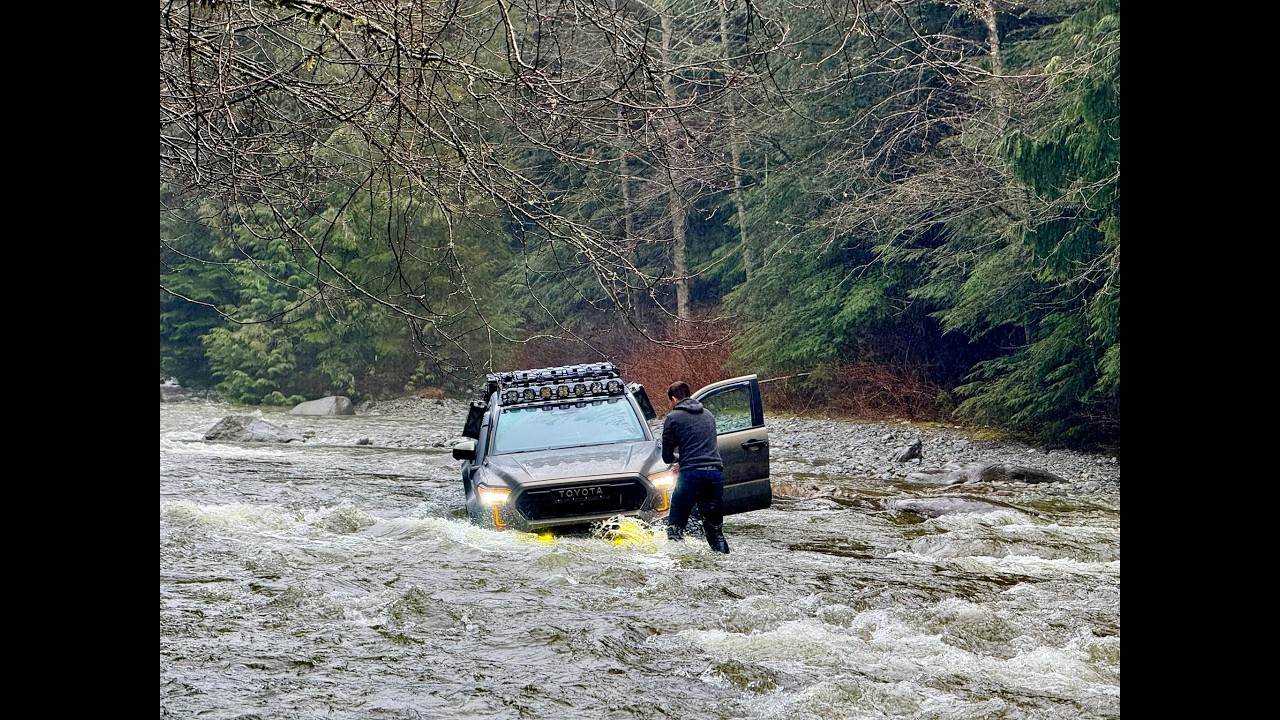 Stuck in the middle of the river