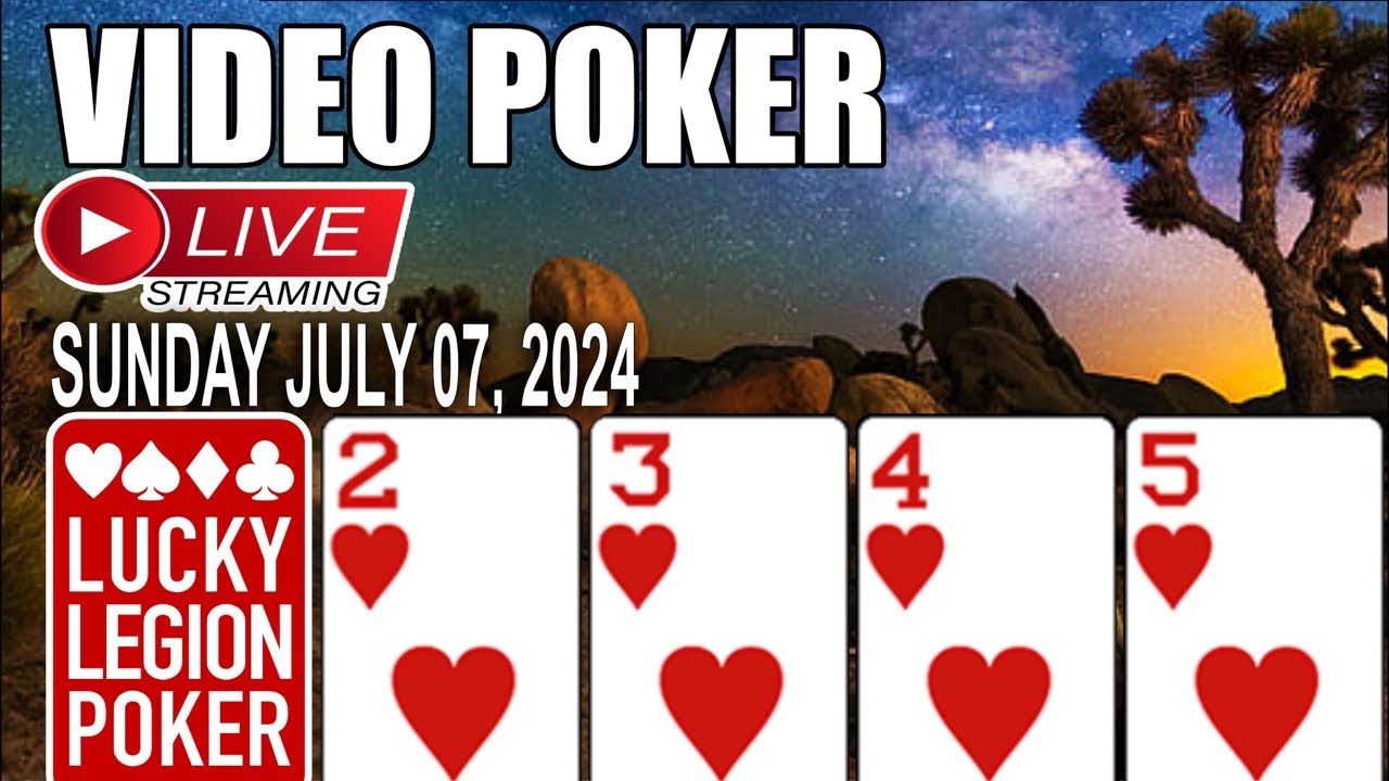 LUCKY LEGION POKER is live! VIDEO POKER streaming (Vertical) Double Double Bonus, Bonus Poker, MORE