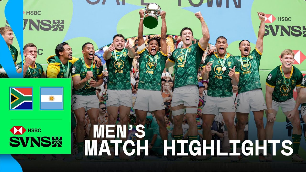BACK-TO-BACK at Home! | South Africa v Argentina | HSBC SVNS Cape Town 2025 | Men's Final Highlights