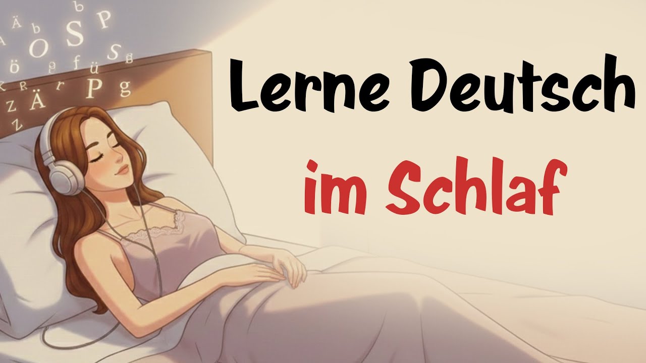 Learn German While You Sleep 😴  Hören und verstehen Sie Deutsch im Schlaf !