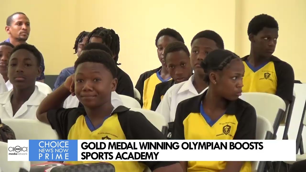 GOLD MEDAL WINNING OLYMPIAN BOOSTS SPORTS ACADEMY