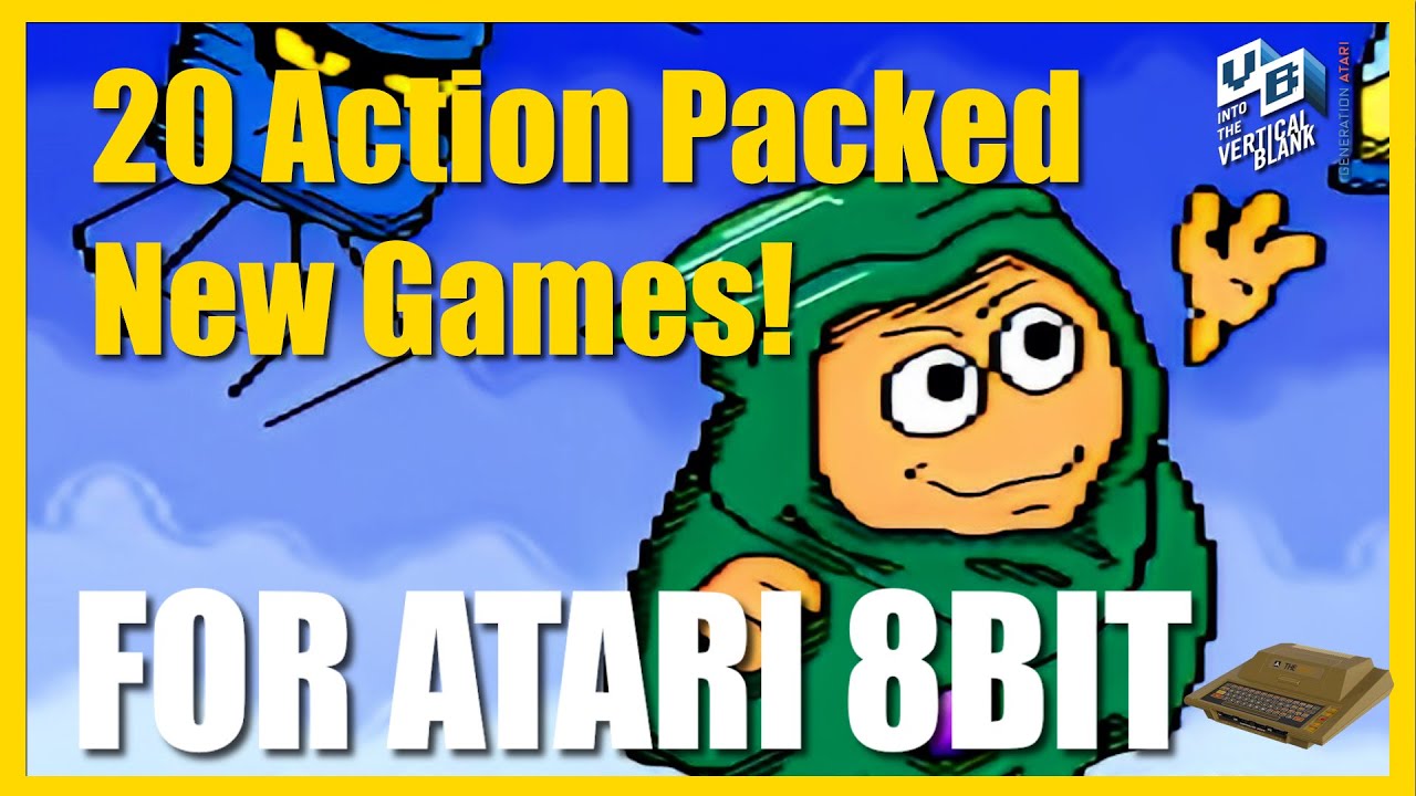 20 Must Play  Recent Releases for your Atari 8bit Computer and 400 Mini
