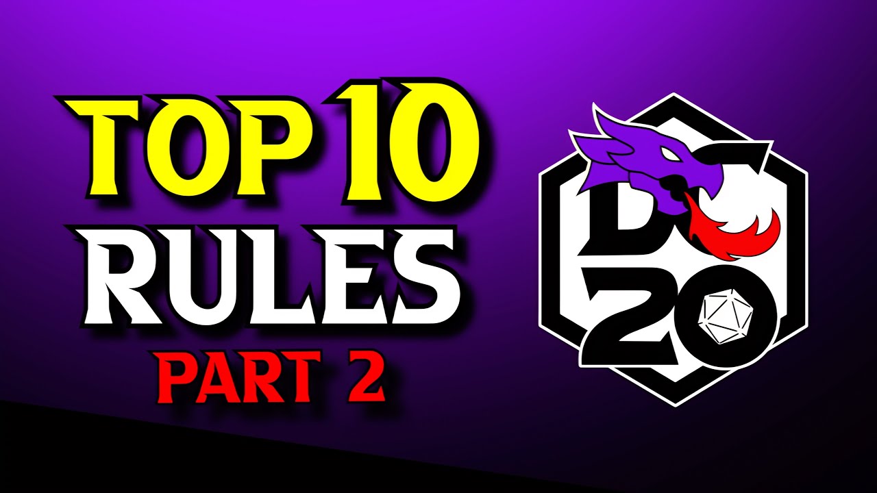 10 главных правил DC20 (часть 2)