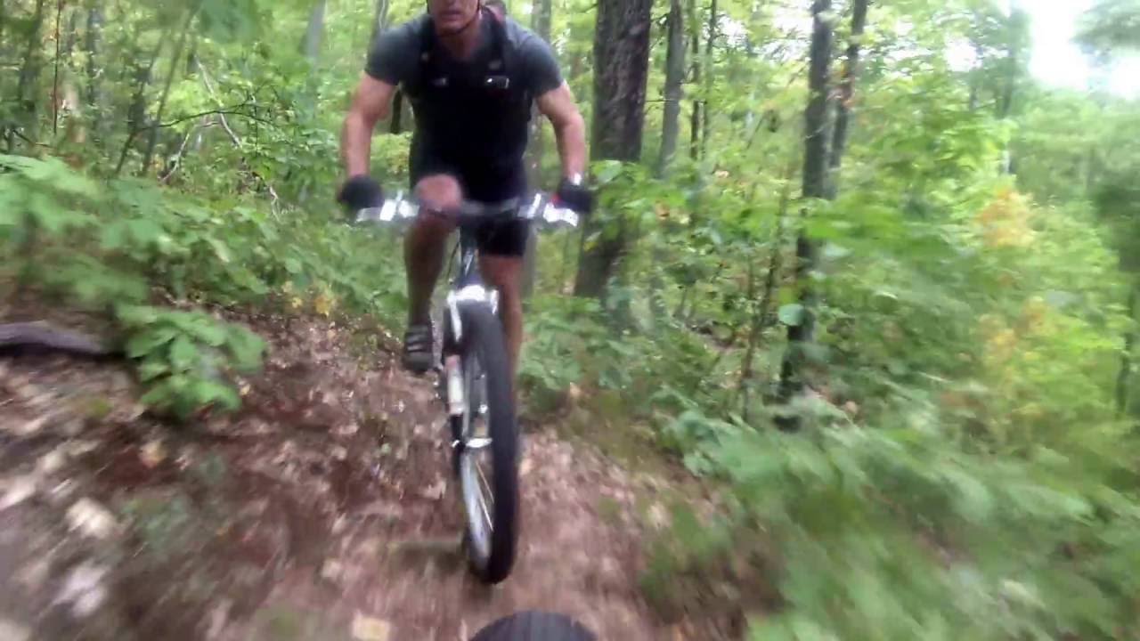 Mountain Biking Bachelor Street Trails, Descending Twister, Sept 11,2016