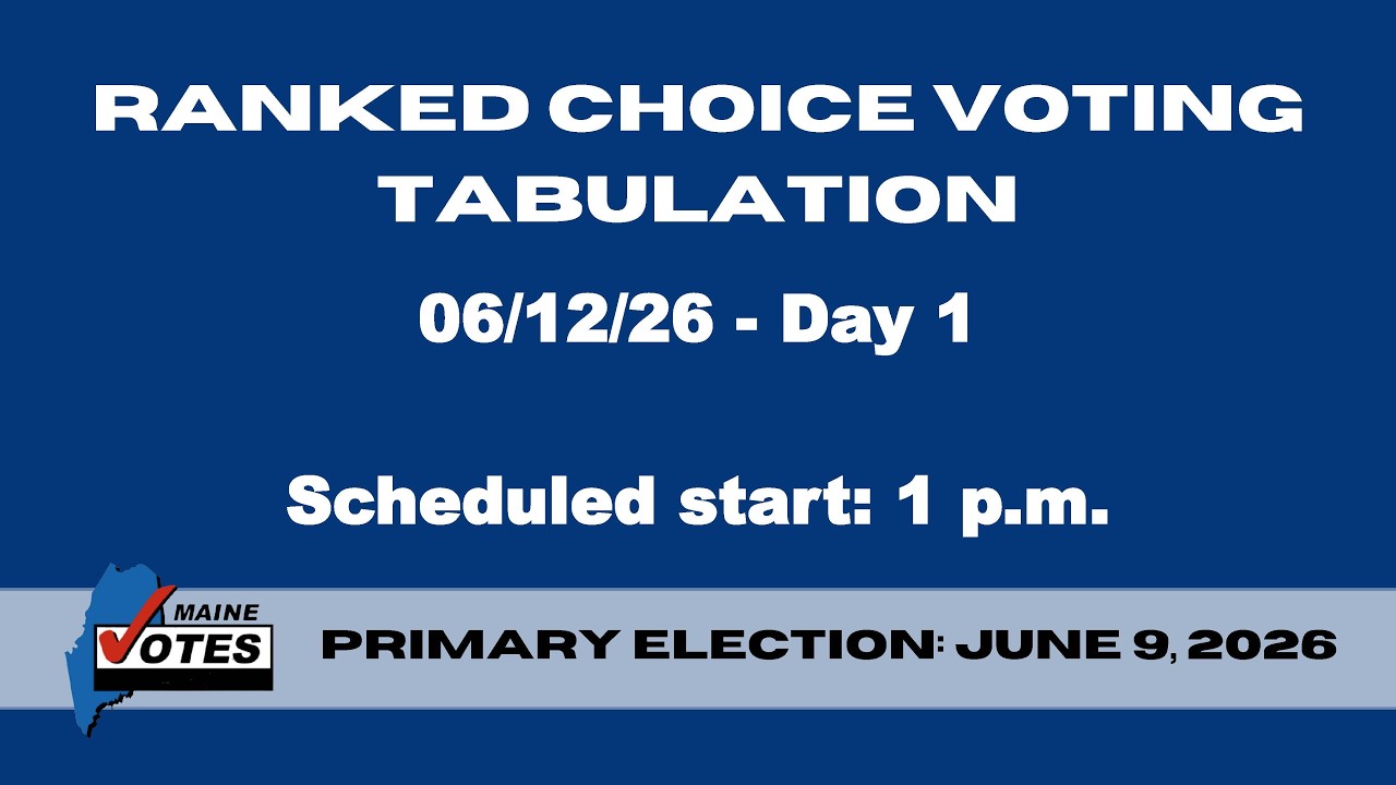 June 2026 Primary Election Ranked Choice Voting Tabulation - Day 1