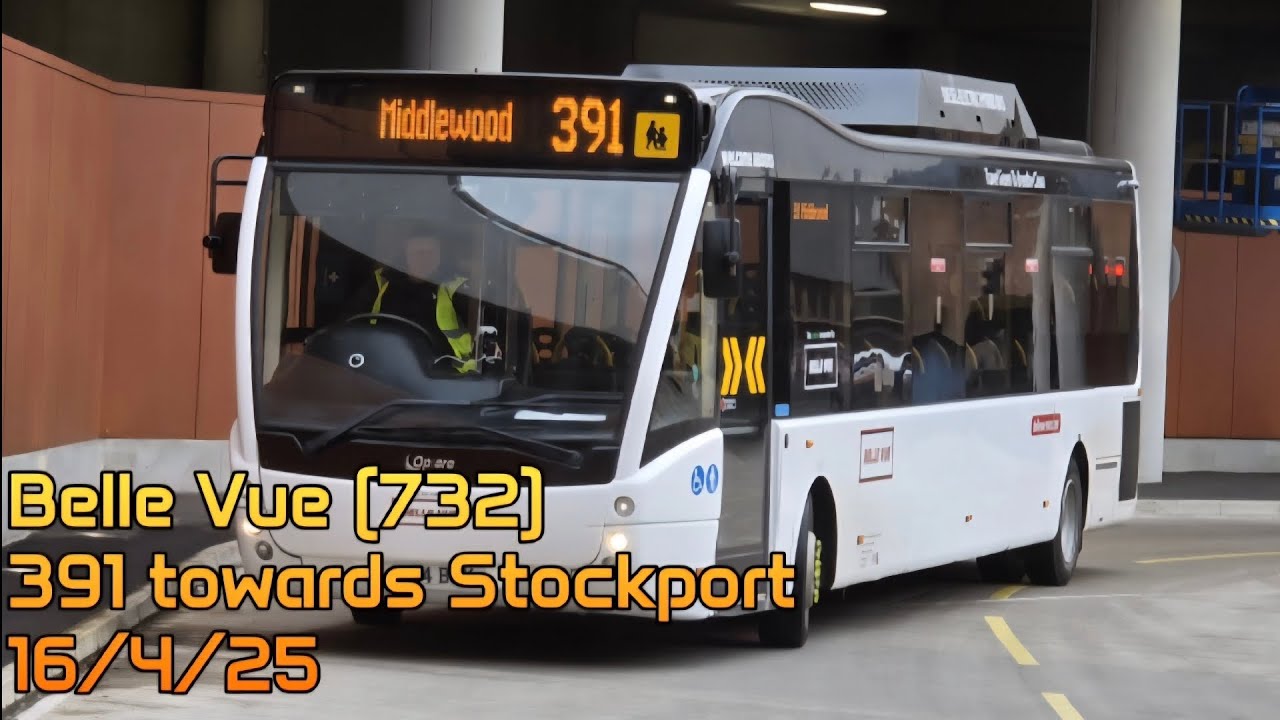 A rarity! Belle Vue: Optare Versa Hybrid MB OM904LA 4.2L/130kW YJ14 BPK (732)