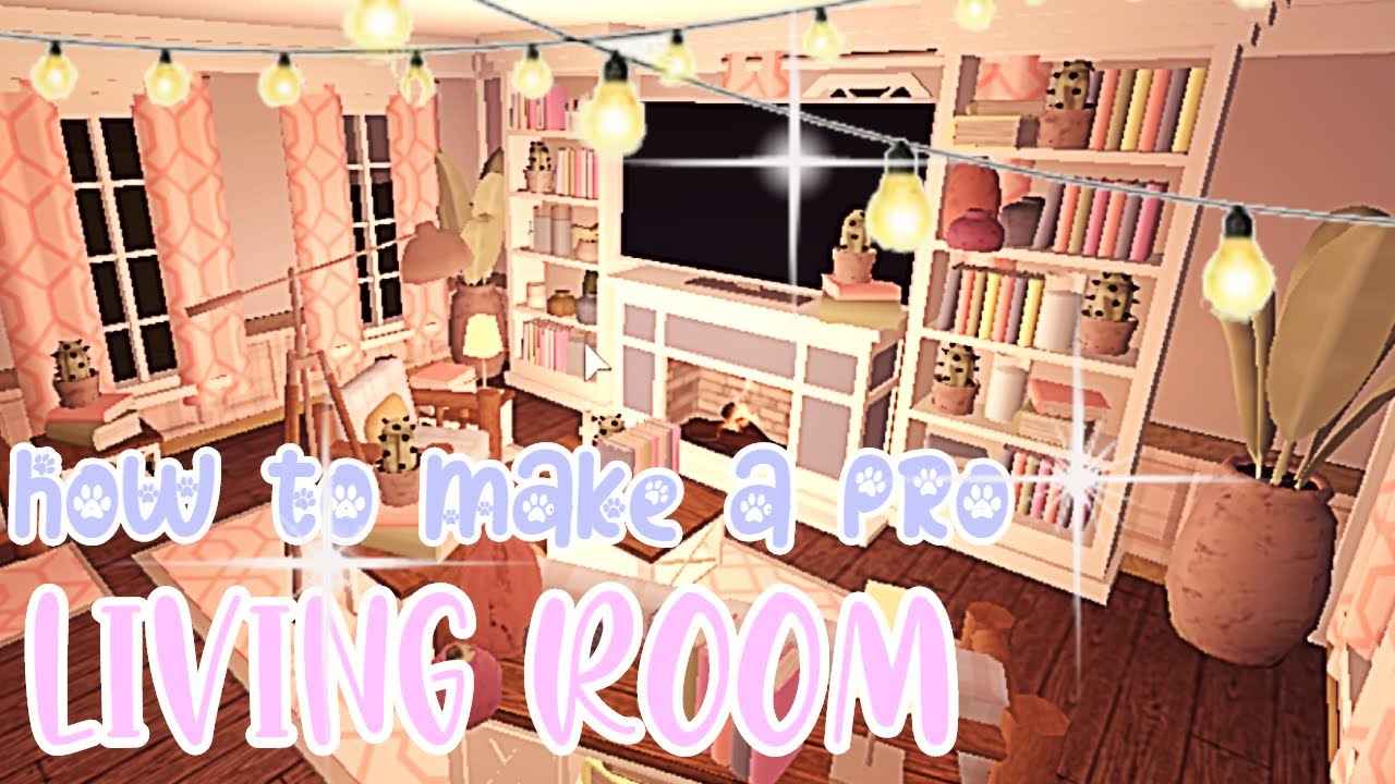 ~How To Build A Living Room In Bloxburg Like A Pro~